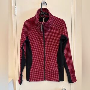 lululemon athletica Pink and Black Snow Jacket